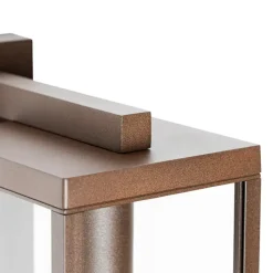 QAZQA buitenlampen met sensor charlois bronskleurig e27 Discount