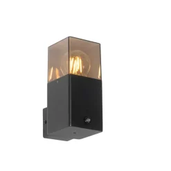 QAZQA buitenlampen met sensor denmark zwart e27 Hot