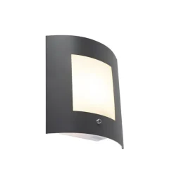 QAZQA buitenlampen met sensor emmerald grijs e27 Hot