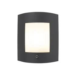 QAZQA buitenlampen met sensor emmerald grijs e27 Hot