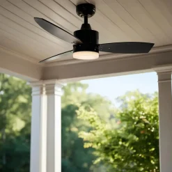 QAZQA buitenlampen toledo zwart geïntegreerde led Best