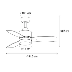 QAZQA buitenlampen toledo zwart geïntegreerde led Best