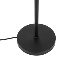 QAZQA Design vloerlamp zwart 3-lichts verstelbaar - Mesh - Zwart Online