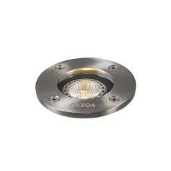 QAZQA grondspots basic zilverkleurig gu10 Hot