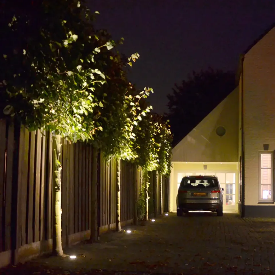 QAZQA grondspots basic zilverkleurig gu10 Hot