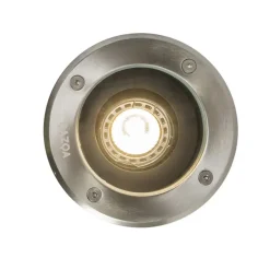 QAZQA grondspots delux zilverkleurig gu10