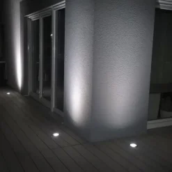 QAZQA grondspots delux zilverkleurig gu10