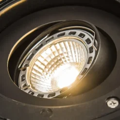 QAZQA grondspots delux zilverkleurig gu10 Hot