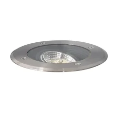 QAZQA grondspots delux zilverkleurig gu10 Sale