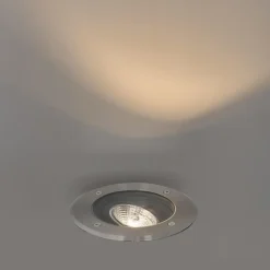 QAZQA grondspots delux zilverkleurig gu10 Sale