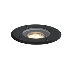 QAZQA grondspots delux zwart gu10 New