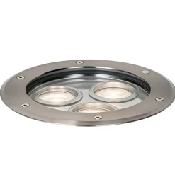 QAZQA grondspots tribus zilverkleurig gu10 Discount