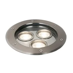 QAZQA grondspots tribus zilverkleurig gu10 Discount