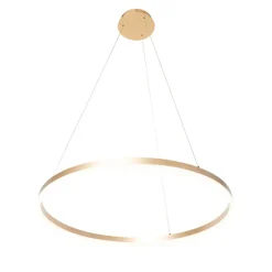QAZQA hanglampen anello goudkleurig geïntegreerde led Outlet