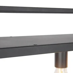 QAZQA hanglampen cage rack zwart e27 Hot