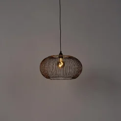 QAZQA hanglampen finn bruin e27 New
