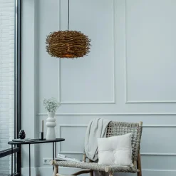 QAZQA hanglampen hatch hl bruin e27 Best