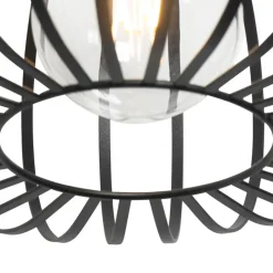 QAZQA hanglampen johanna zwart e27 Online