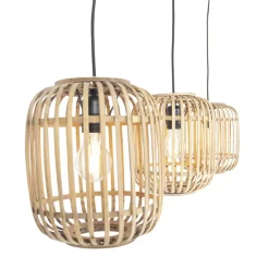 QAZQA hanglampen manila beige e27 Hot