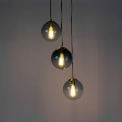 QAZQA hanglampen pallon goudkleurig e27 Discount