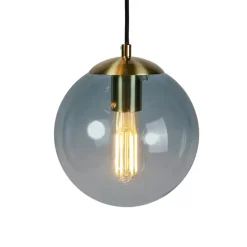 QAZQA hanglampen pallon goudkleurig e27 Discount