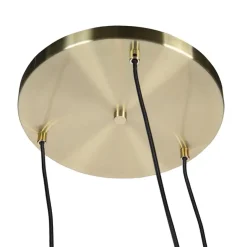 QAZQA hanglampen pallon goudkleurig e27 Discount