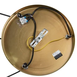 QAZQA hanglampen pallon goudkleurig e27 Discount