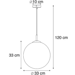 QAZQA hanglampen pallon roze e27 Sale