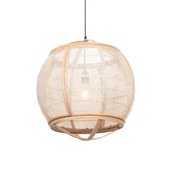 QAZQA hanglampen pascal bruin e27 Clearance