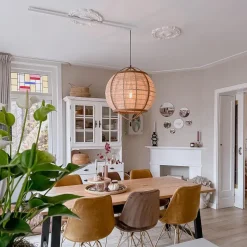 QAZQA hanglampen pascal bruin e27 Clearance