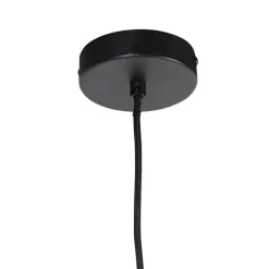 QAZQA hanglampen pua zwart e27 Discount