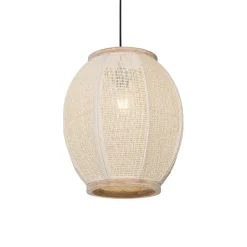 QAZQA hanglampen rob wit e27 Clearance