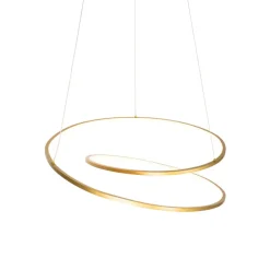 QAZQA hanglampen rowan goudkleurig geïntegreerde led