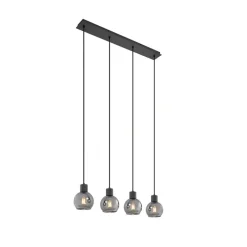 QAZQA hanglampen vidro grijs e27 Hot