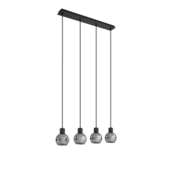 QAZQA hanglampen vidro grijs e27 Hot