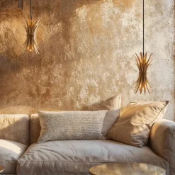 QAZQA hanglampen wesley goudkleurig e27 Sale