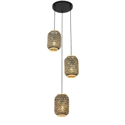 QAZQA hanglampen yvonne zwart e27 Outlet