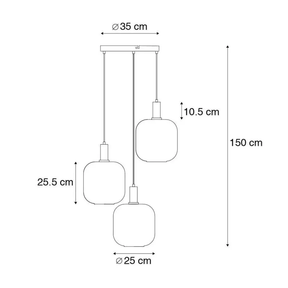 QAZQA hanglampen zuzanna grijs e27 New