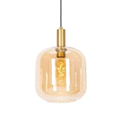 QAZQA hanglampen zuzanna oranje e27 New