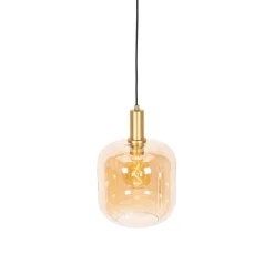 QAZQA hanglampen zuzanna oranje e27 New