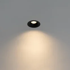 QAZQA inbouwspots gijs zwart gu10 Outlet