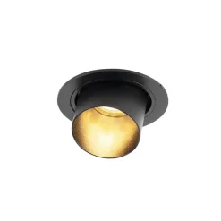 QAZQA inbouwspots installa zwart gu10 Outlet