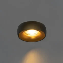 QAZQA inbouwspots mooning zwart gu10 New