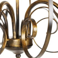 QAZQA kroonluchters giuseppe goudkleurig e14 New