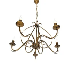 QAZQA kroonluchters giuseppe goudkleurig e14 New