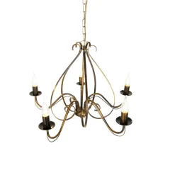 QAZQA kroonluchters giuseppe goudkleurig e14 New