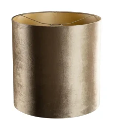 QAZQA lampenkappen cilinder velours bruin Hot