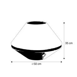 QAZQA lampenkappen cilinder velours groen New