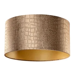 QAZQA lampenkappen cilinder velours bruin Sale