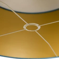 QAZQA lampenkappen cilinder velours blauw Best